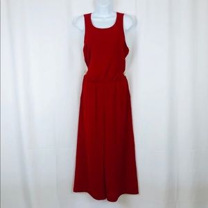 ZARA sleeveless jumpsuit pockets S